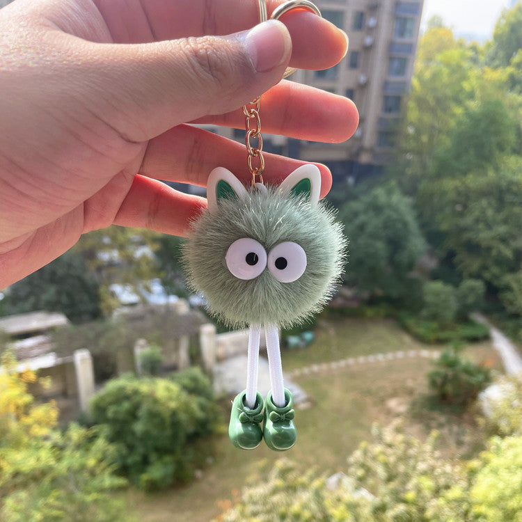 Wholesale Cute Cartoon Plush Doll Small Briquette Keychain